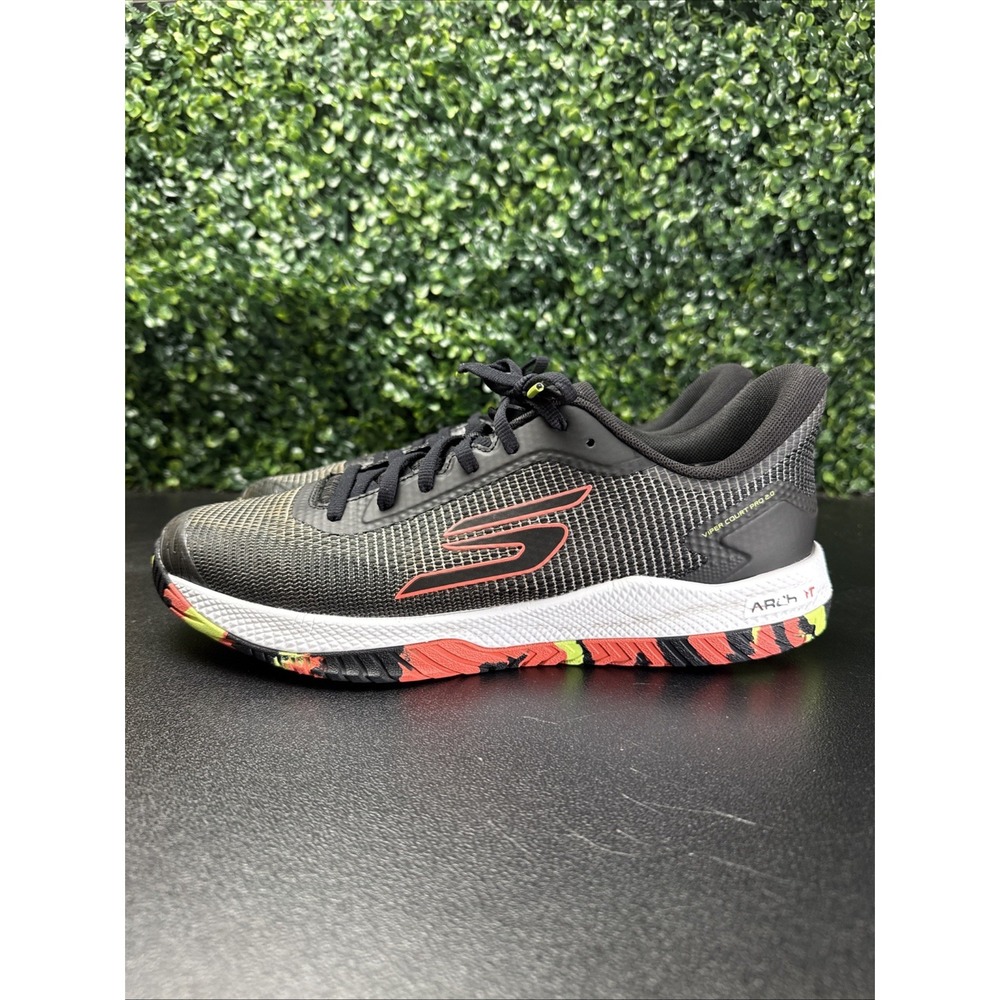 Men's Skechers Pickleball Viper Court Pro 2.0 Shoes Sneaker Size 10.5 Black